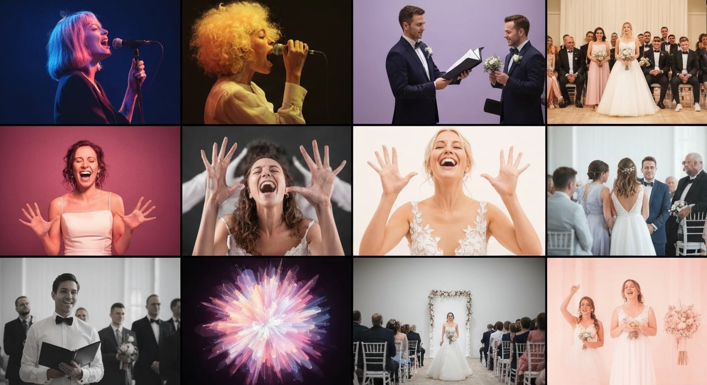 Arielle's Wedding Singing gallery