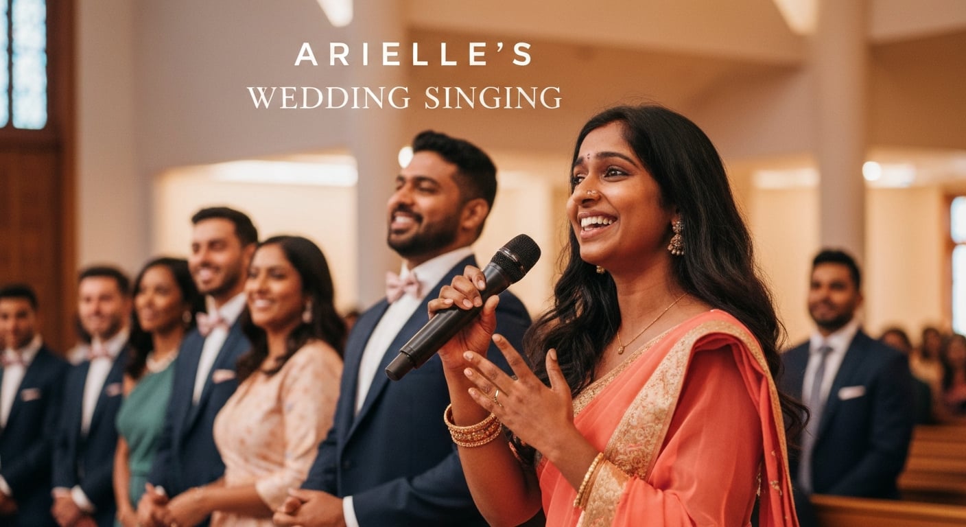 Professional Arielle's Wedding Singing services